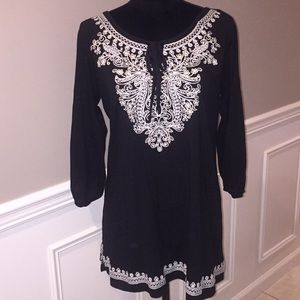 INC black shirt. 3/4 Sleeve